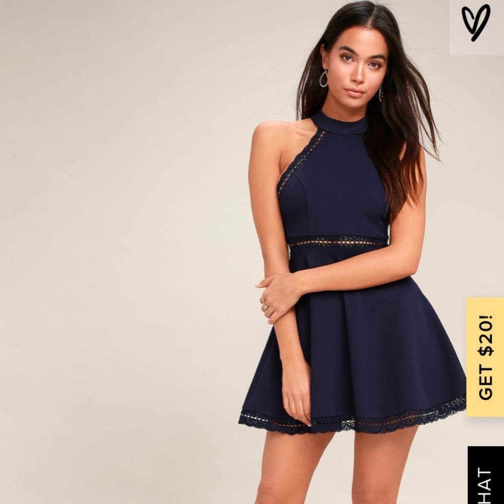 Navy blue Lulus dress